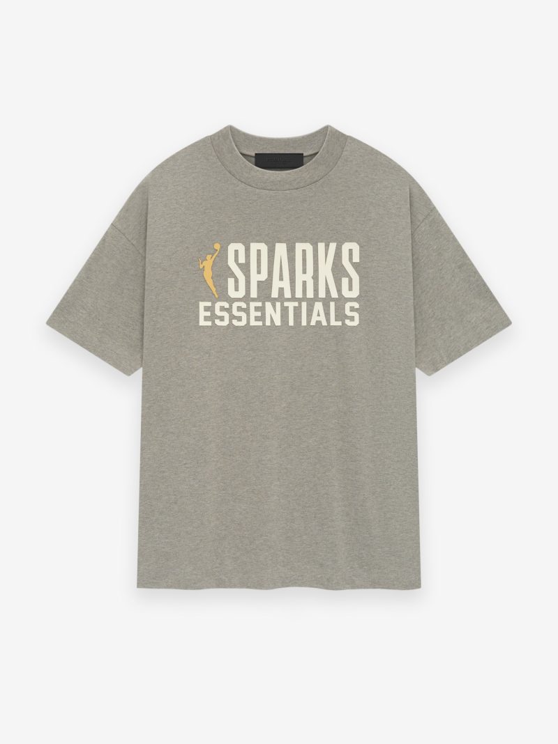 125AL244308F SPARKS ESSENTIALS TEE WARM HEATHER 1