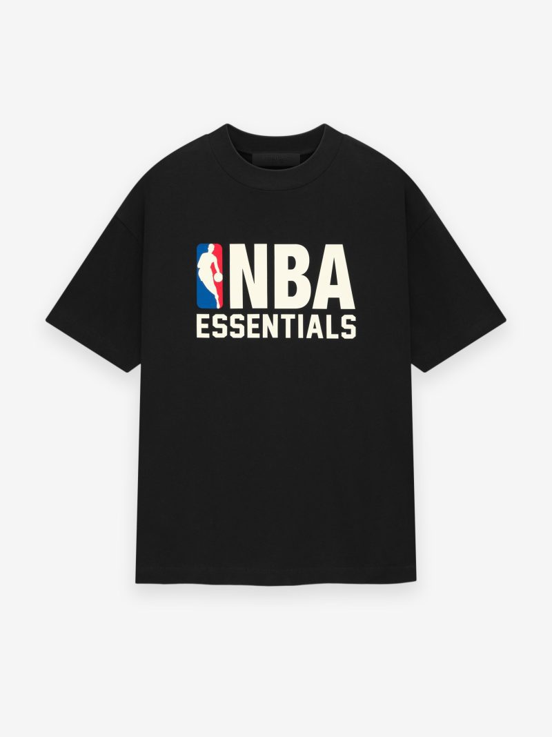 125AL244401F NBA ESSENTIALS TEE BLACK 1