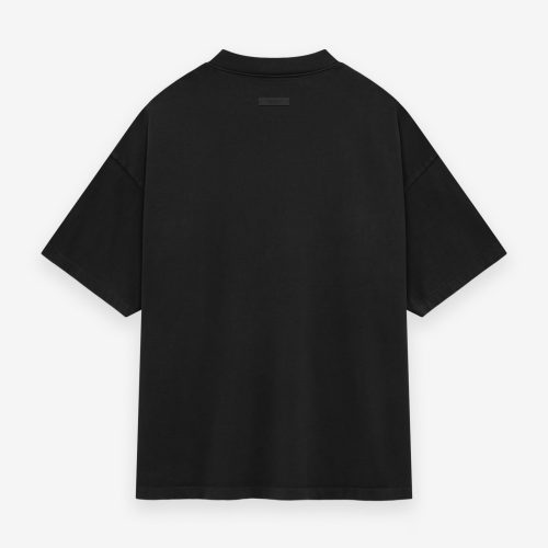 125BT242000F HEAVYCREWNECKTEE BLACK 2