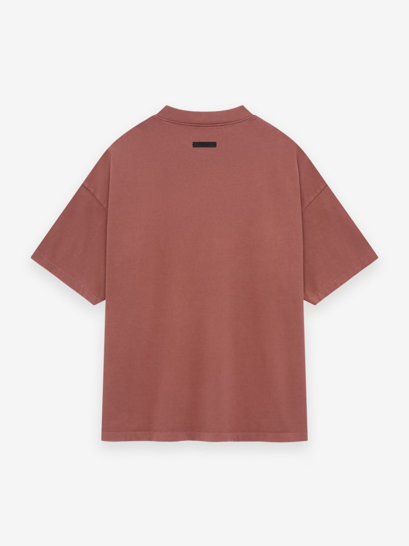 125BT242006F HEAVYCREWNECKTEE CRIMSON 2