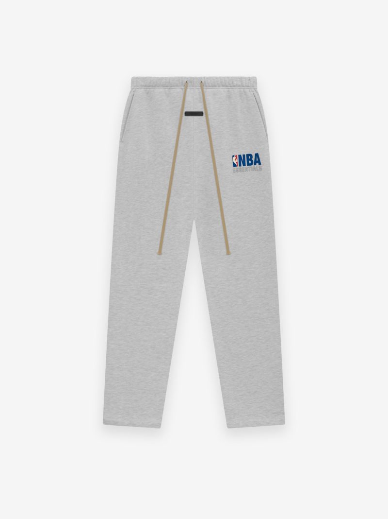 130AL246000F NBA ESSENTIALS RELAXED SWEATPANTS LIGHT HEATHER 1