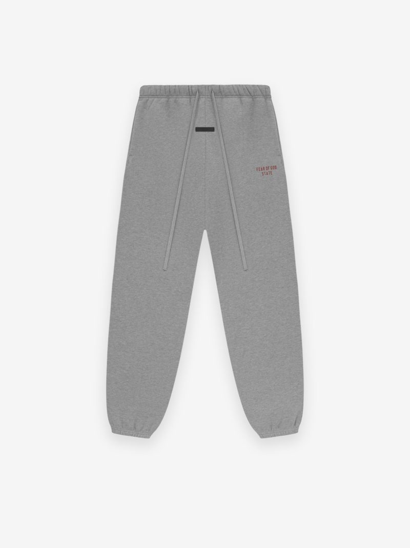 130BT245161FW FLEECESWEATPANT DARKHEATHER 1