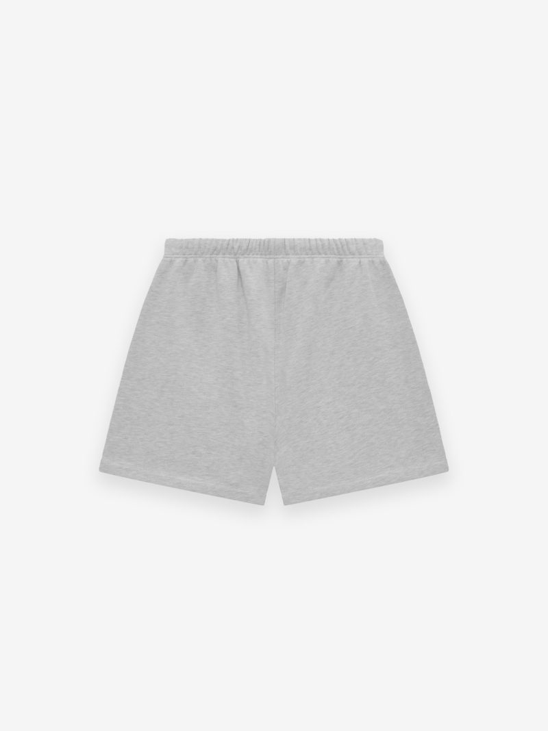 160AL244000F NBA ESSENTIALS SWEATSHORTS LIGHT HEATHER 2