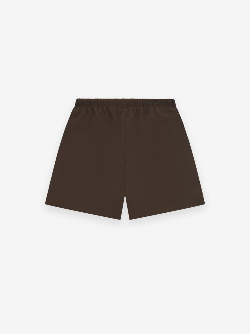 160HO244375F BONDEDNYLONSOCCERSHORT BROWN 2