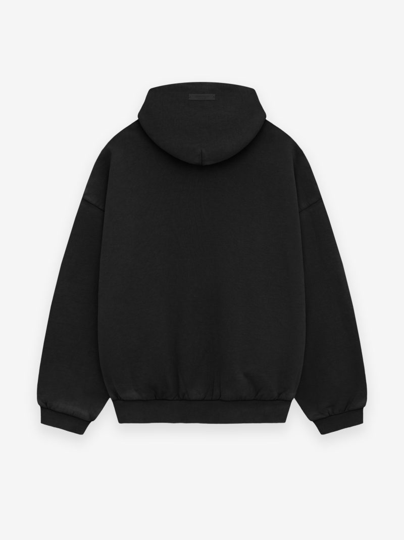 192BT244810F HEAVY FLEECE HOODIE BLACK 2