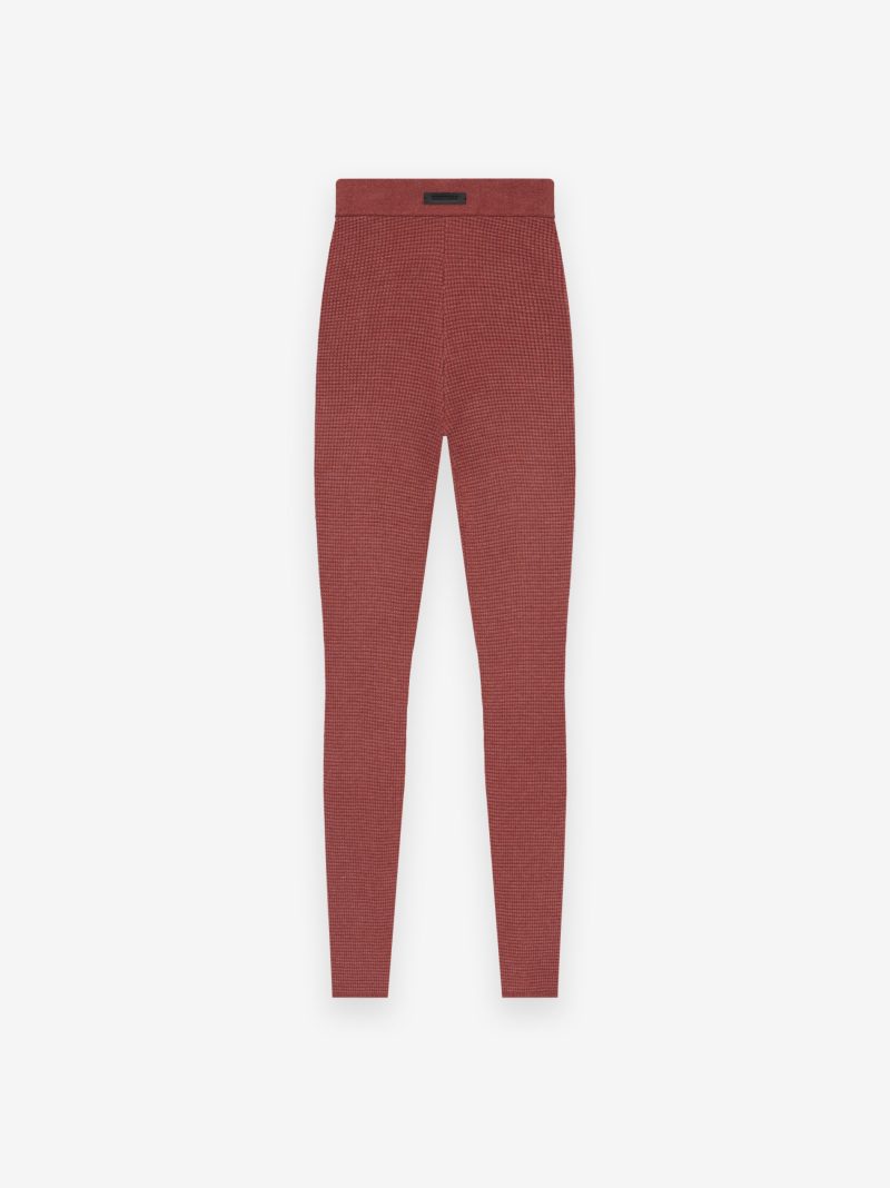 192BT247276FW WAFFLE LEGGING CRIMSON 1