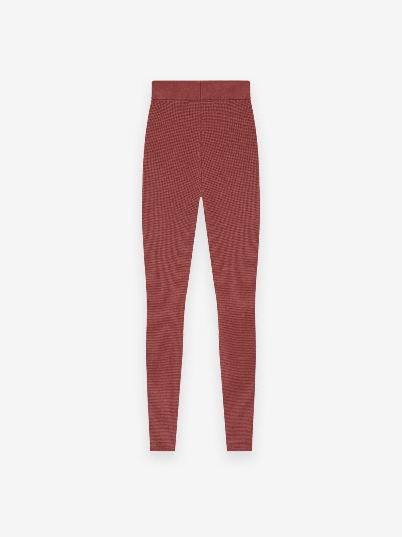 192BT247276FW WAFFLE LEGGING CRIMSON 2