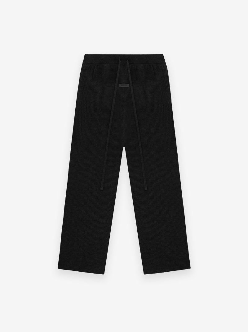 192HO247315FW WAFFLERELAXEDPANT BLACK 1 7dde9a7d 4d59 4db6 85d5 8512e79434de