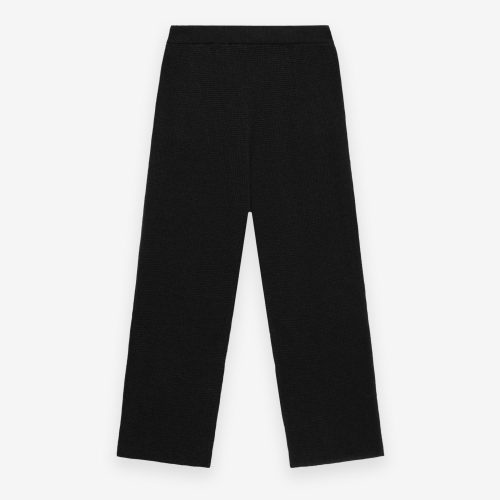 192HO247315FW WAFFLERELAXEDPANT BLACK 2 601799b7 f98b 4d6b 8a78 0edcbcf8981e