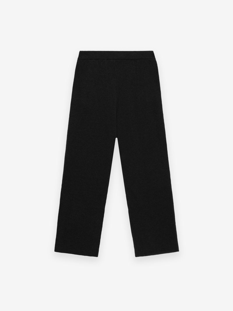 192HO247315FW WAFFLERELAXEDPANT BLACK 2 601799b7 f98b 4d6b 8a78 0edcbcf8981e