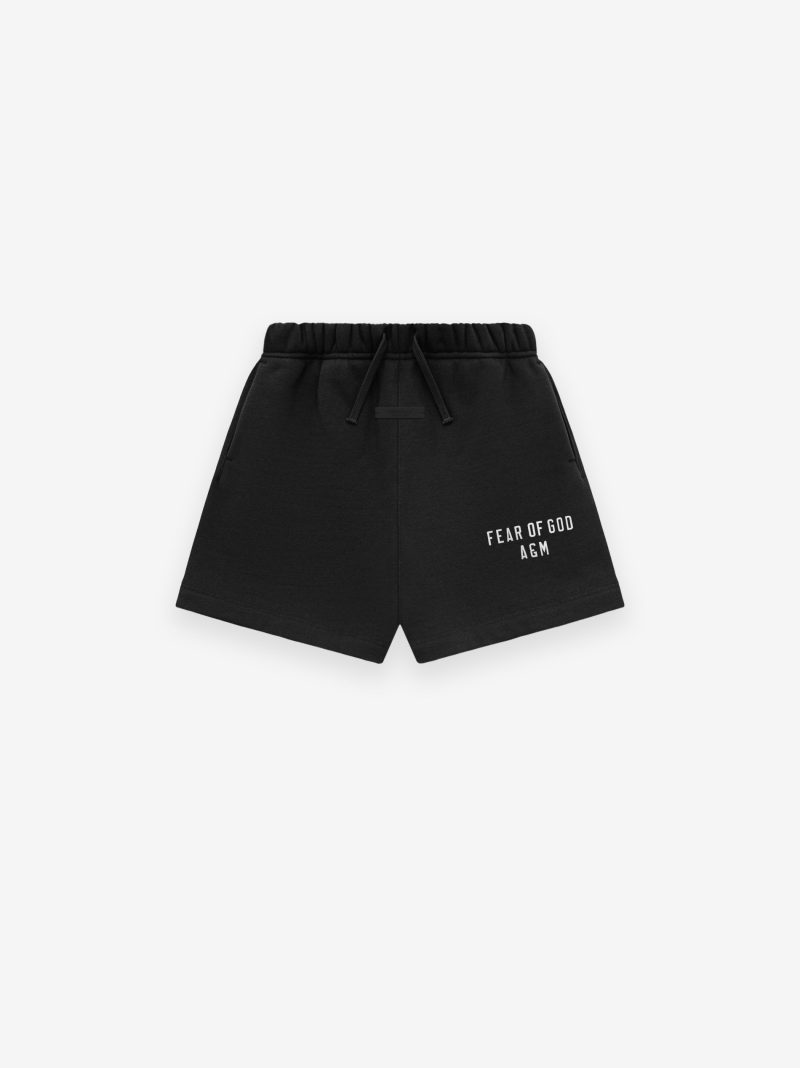 785HO244340K HEAVYFLEECESOCCERSHORT BLACK 1