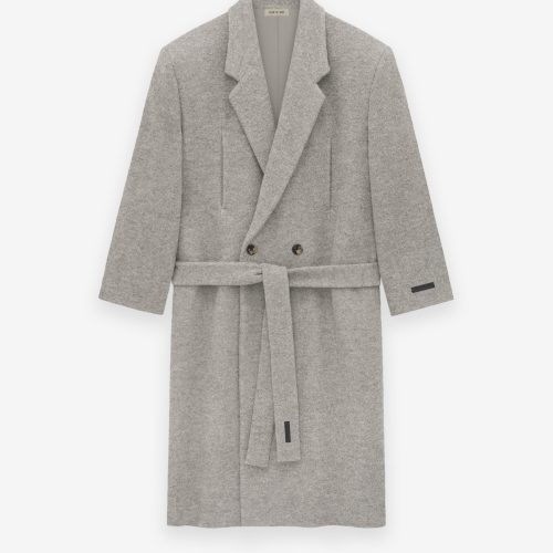 FG830 409BOW RELAXED OVERCOAT PARIS SKY 2