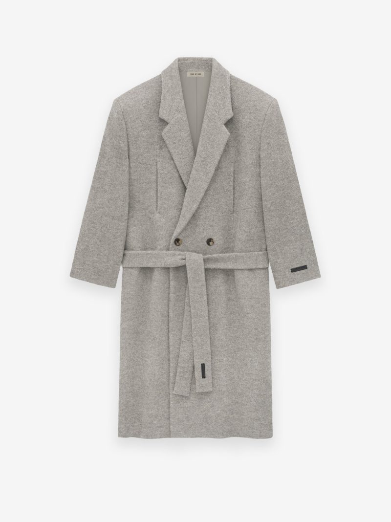 FG830 409BOW RELAXED OVERCOAT PARIS SKY 2