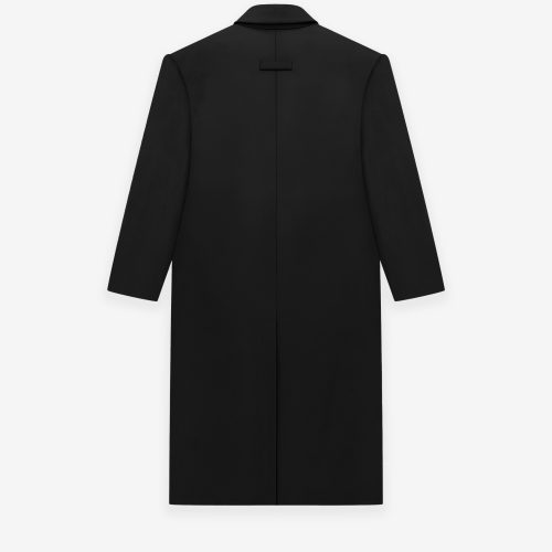 FG830 500GRB DOUBLE BREASTED OVERCOAT BLACK 2