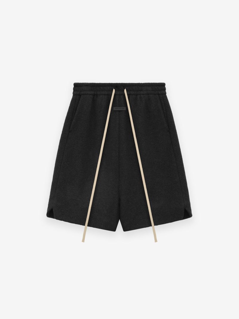 FG840 3411BOW RELAXED SHORTS BLACK 1