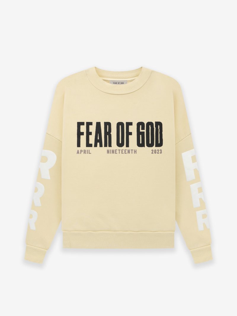 FOG123 15 APRIL 19 CREWNECK CREAM 1