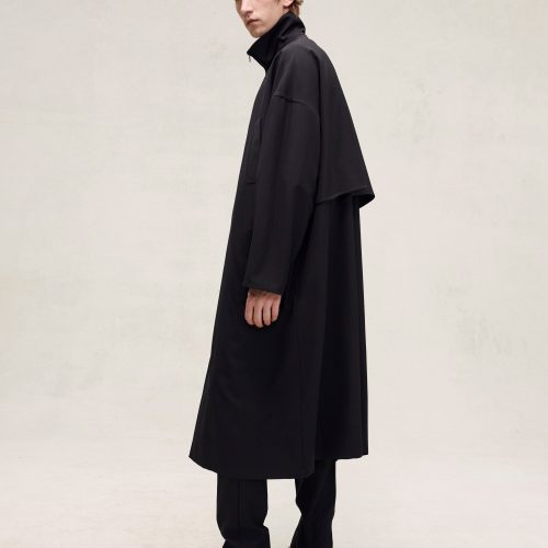 PDP WoolHighNeckTrench Black.2